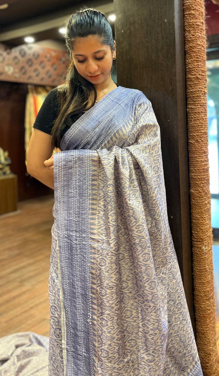 SEMI TUSSAR SAREE 06102550