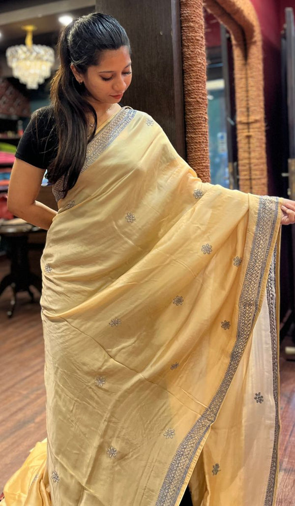 SATIN CREPE SAREE 26092521