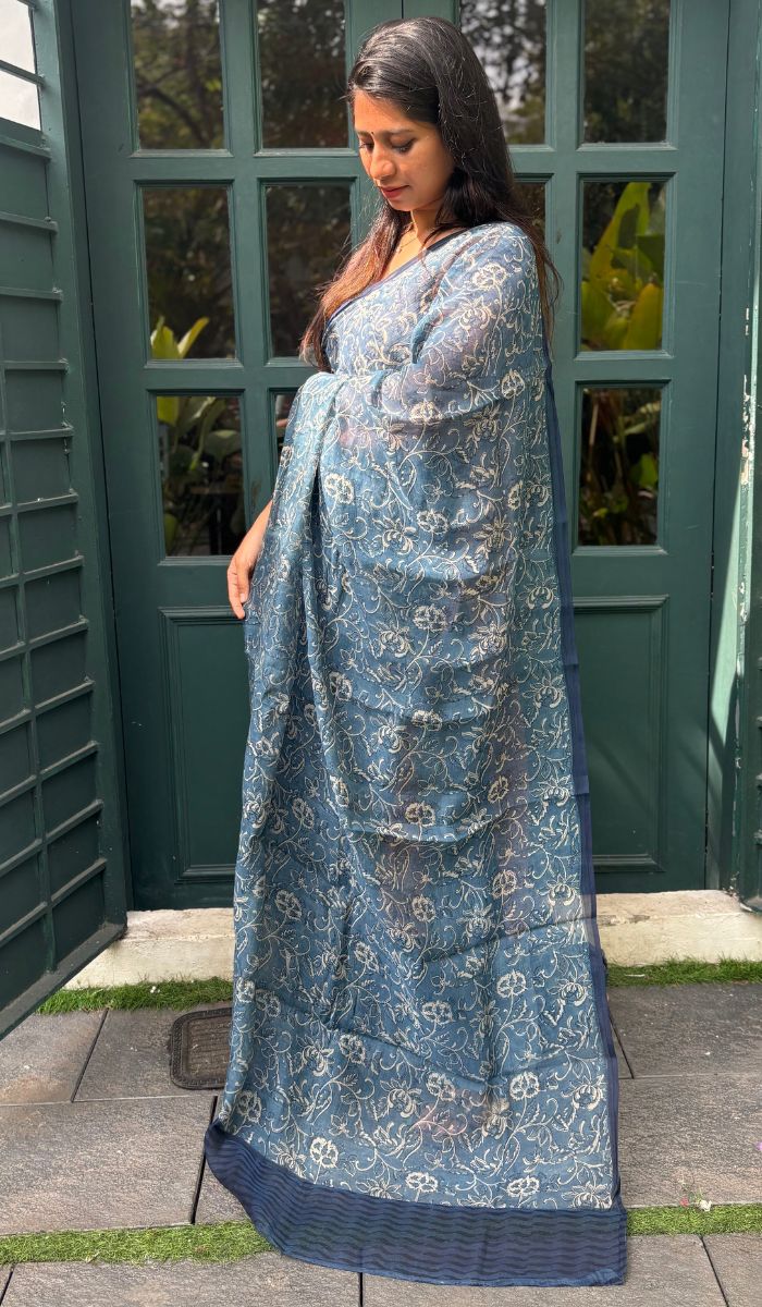 MALAI CHANDERI SAREE 260525126