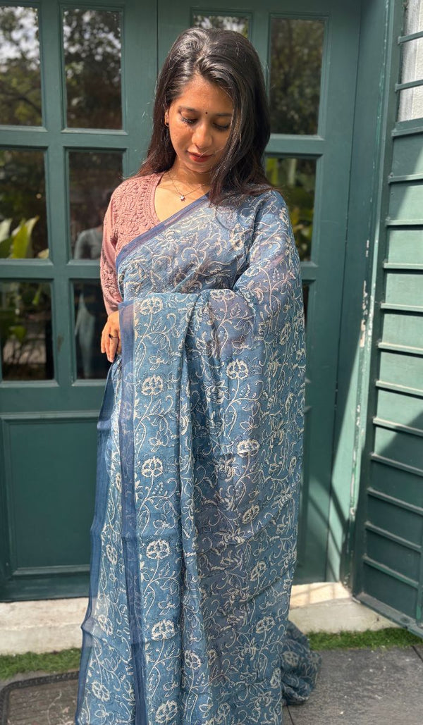 MALAI CHANDERI SAREE 260525126