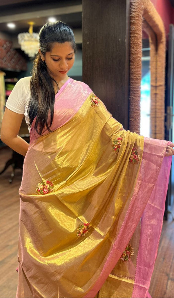 SEMI TISSUE SAREE 0505259