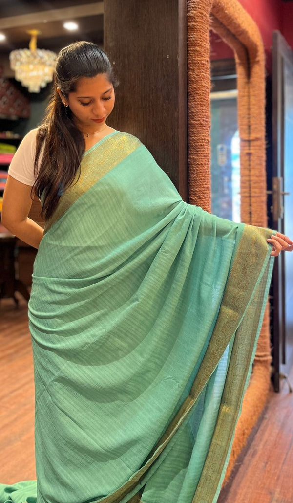 SEMI GEORGETTE SAREE 13092511