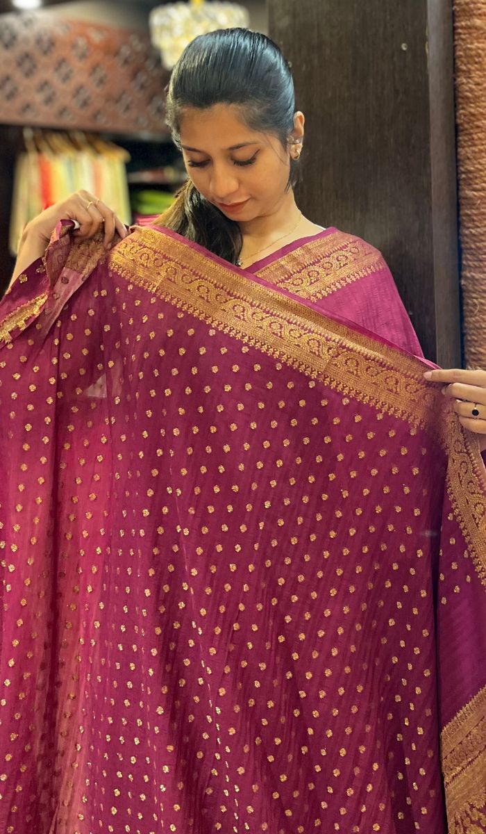 SEMI GEORGETTE SAREE 1309257