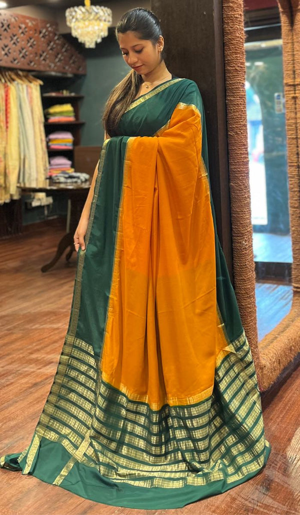 SEMI CREPE SAREE 1309251