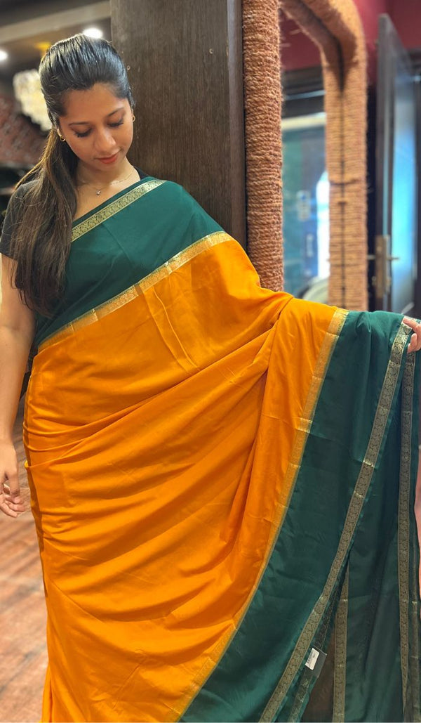 SEMI CREPE SAREE 1309251