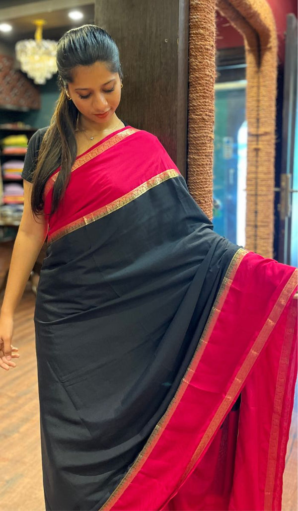 SEMI CREPE SAREE 1309253