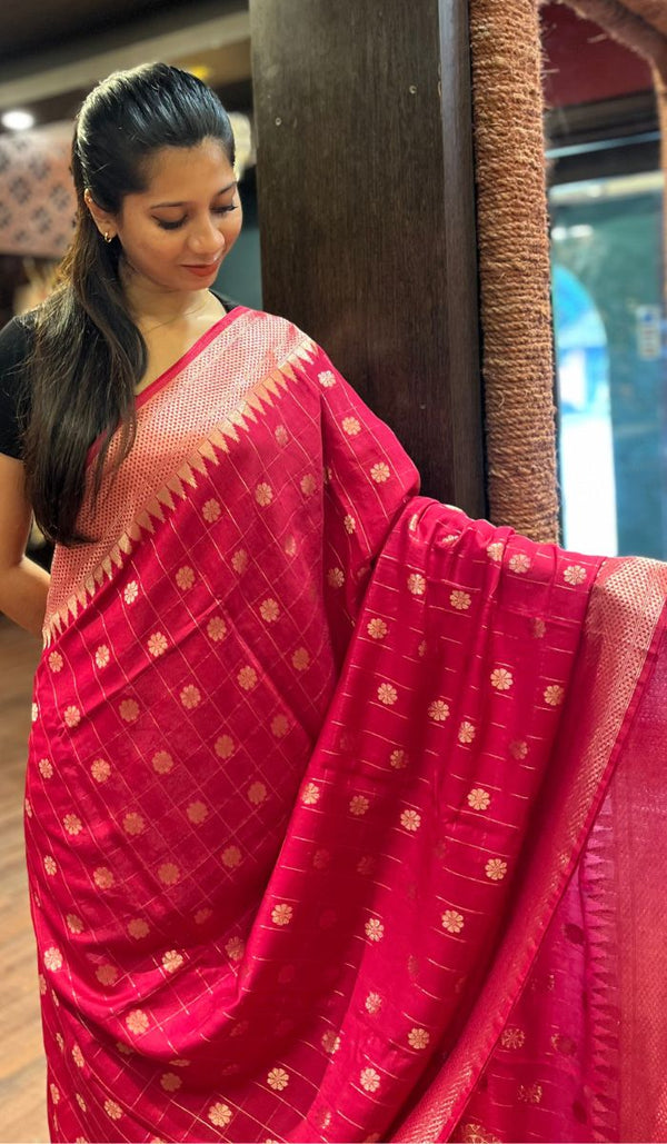 SEMI SILK SAREE 02042547