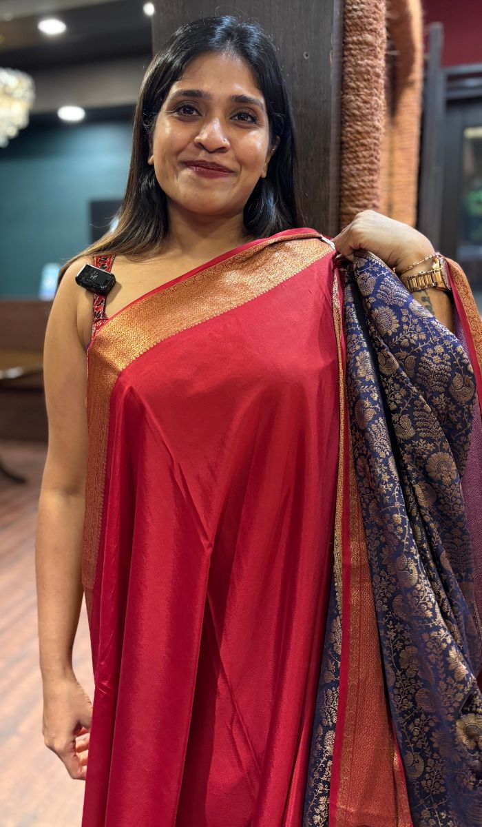 CREPE SILK SAREE 30102512