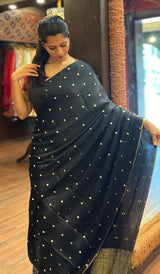 CREPE SILK SAREE 31102512