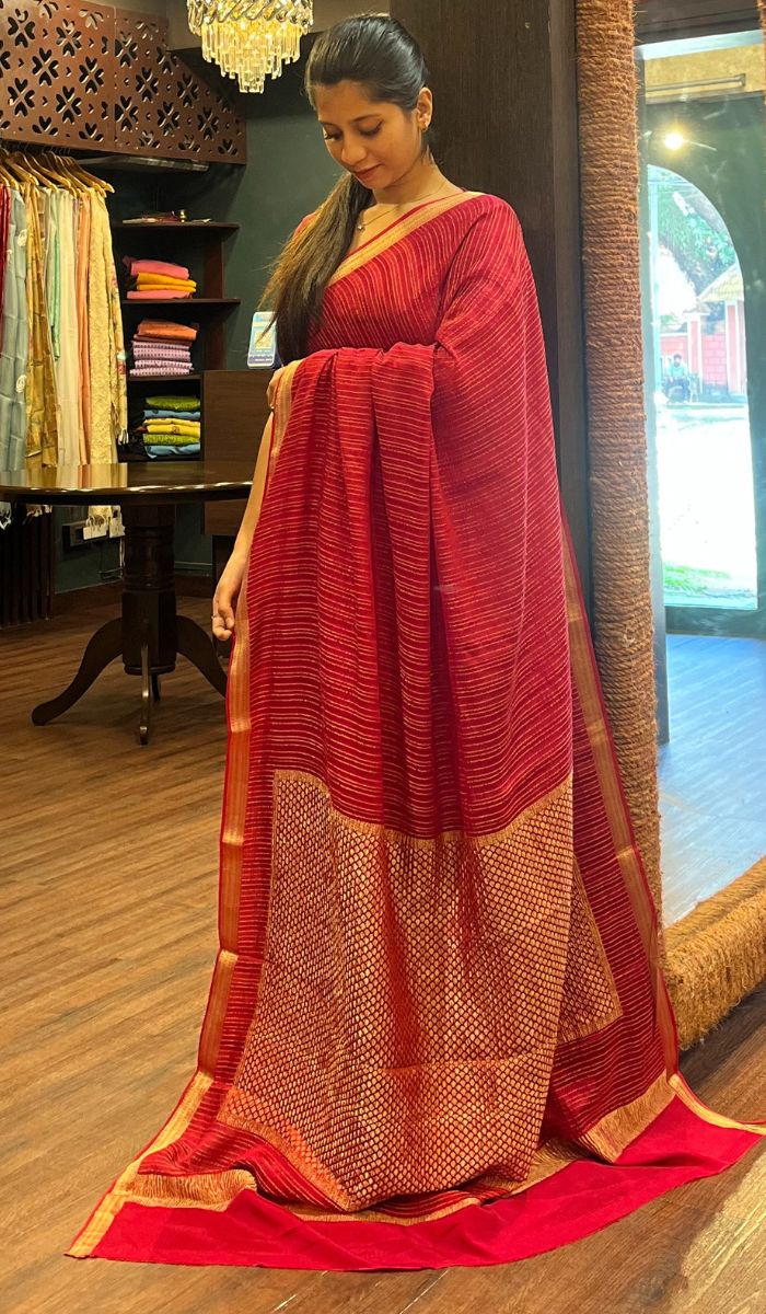 CREPE SILK SAREE 31102524