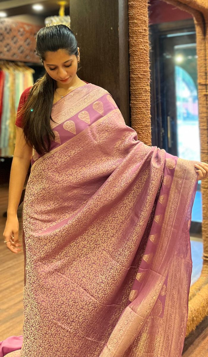 CREPE SILK SAREE 31102521