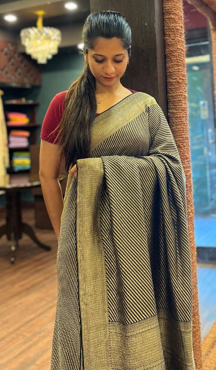 CREPE SILK SAREE 31102528