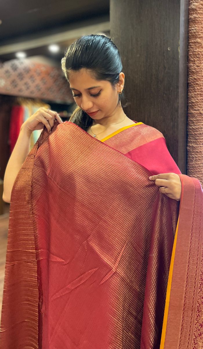 CREPE SILK SAREE 31102526