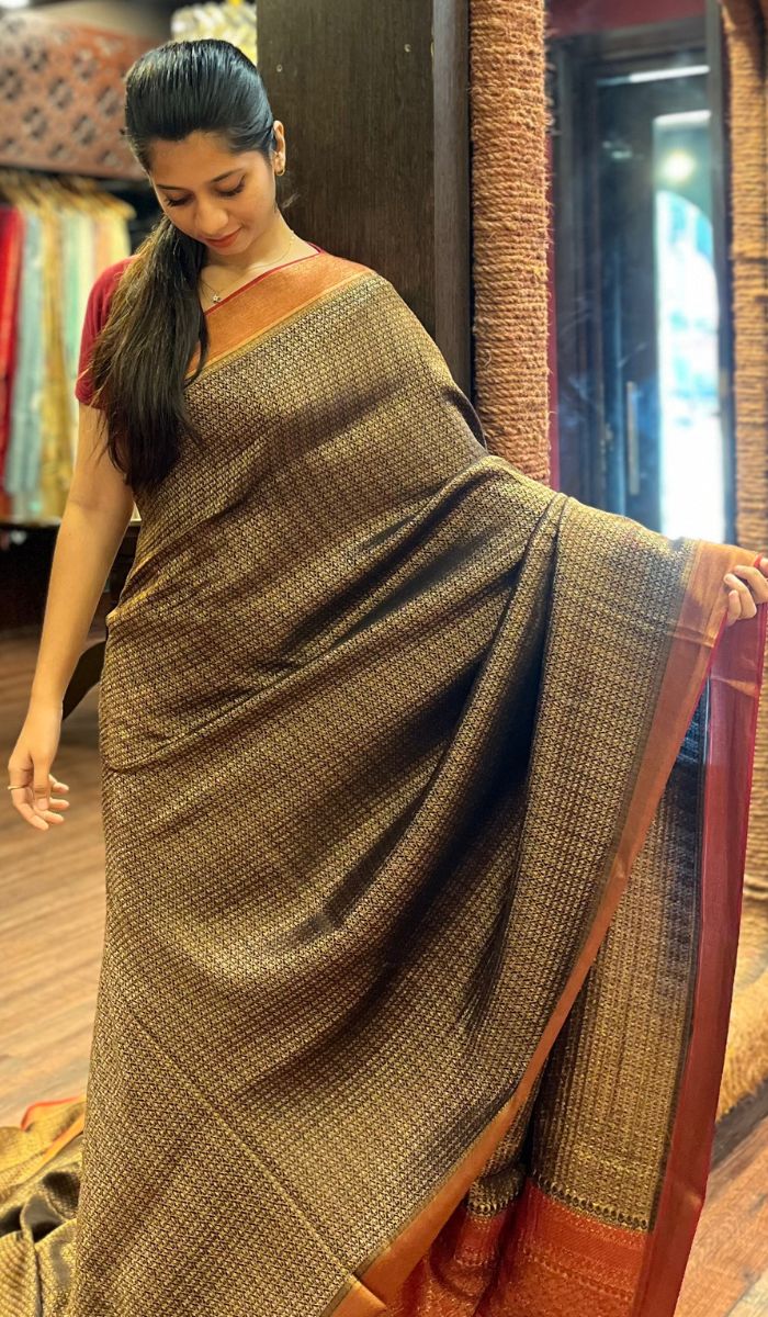 CREPE SILK SAREE 3010255