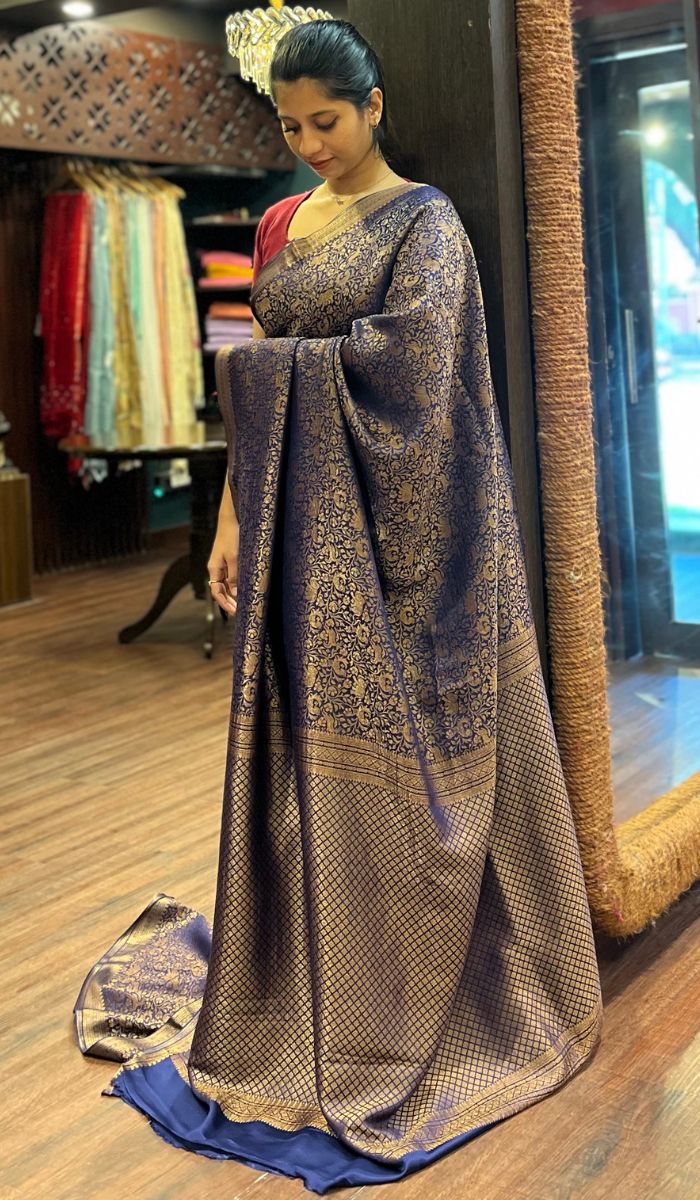 CREPE SILK SAREE 30102520