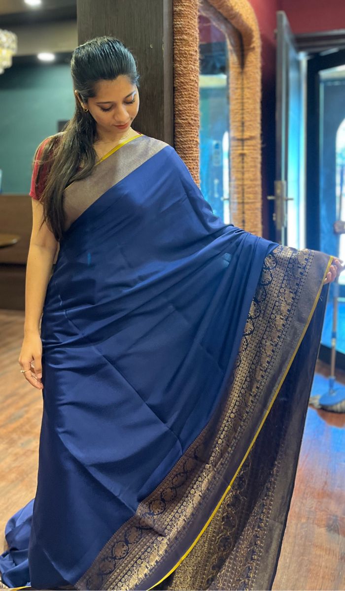 CREPE SILK SAREE 31102525