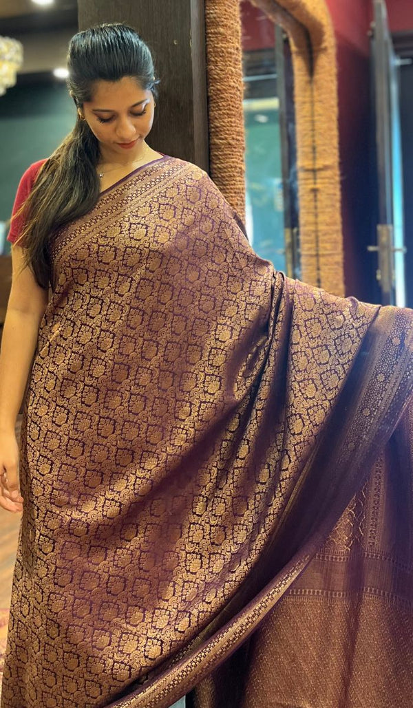 CREPE SILK SAREE 30102517