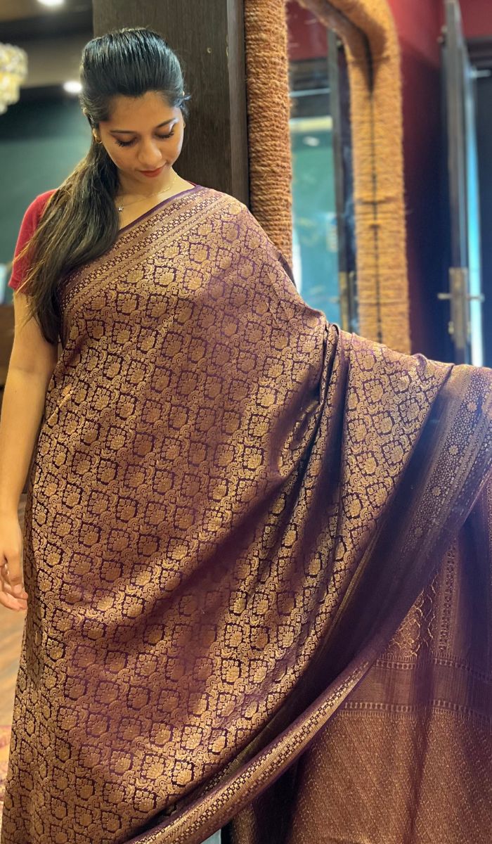 CREPE SILK SAREE 30102517