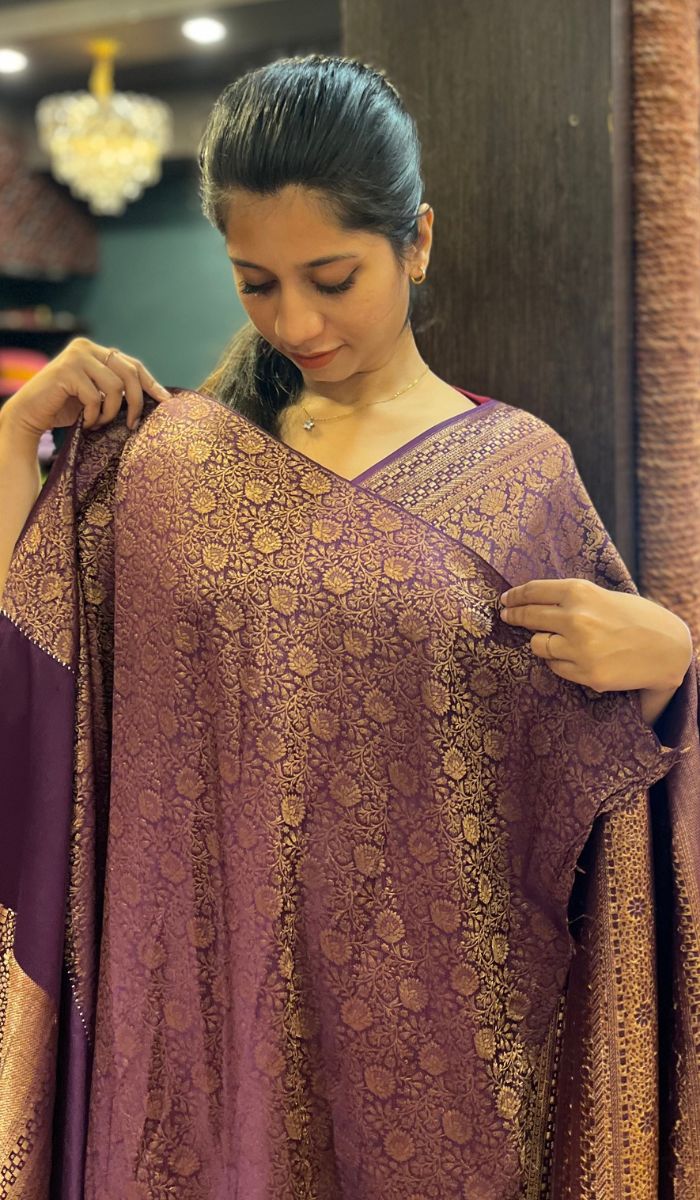 CREPE SILK SAREE 30102517