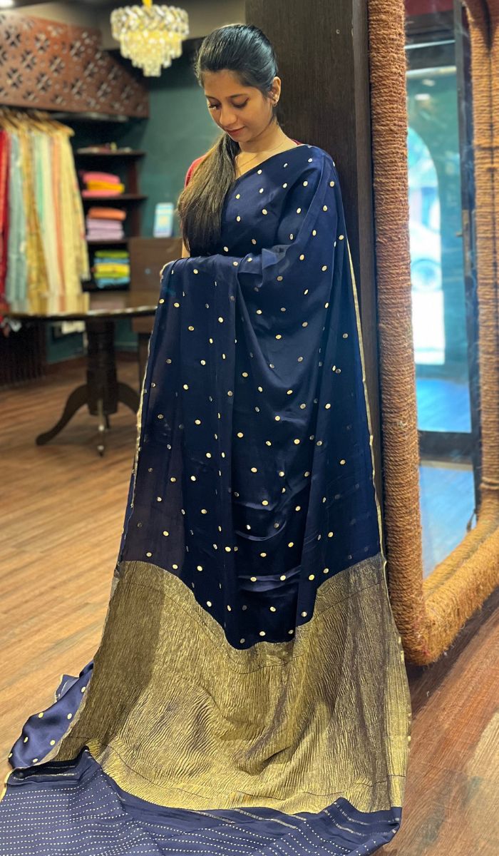 CREPE SILK SAREE 31102511