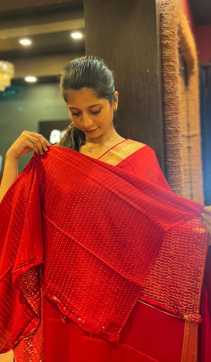 CREPE SILK SAREE 31102510