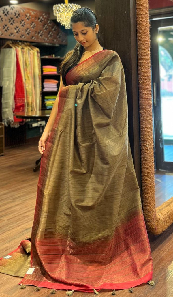 SEMI LINEN SAREE 0611252