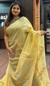 TISSUE ORGANZA SAREE 1209254