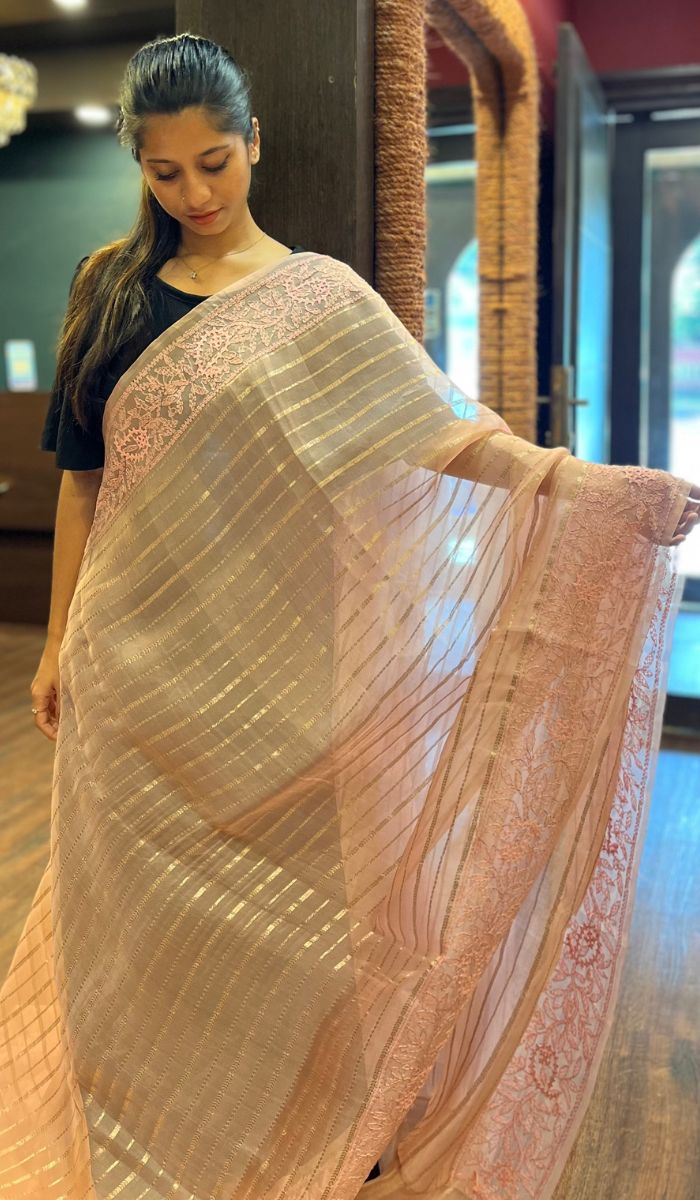 ORGANZA SAREE 2010259