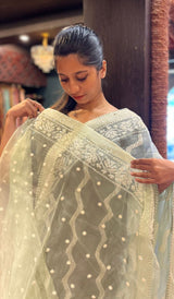 ORGANZA SAREE 21112334
