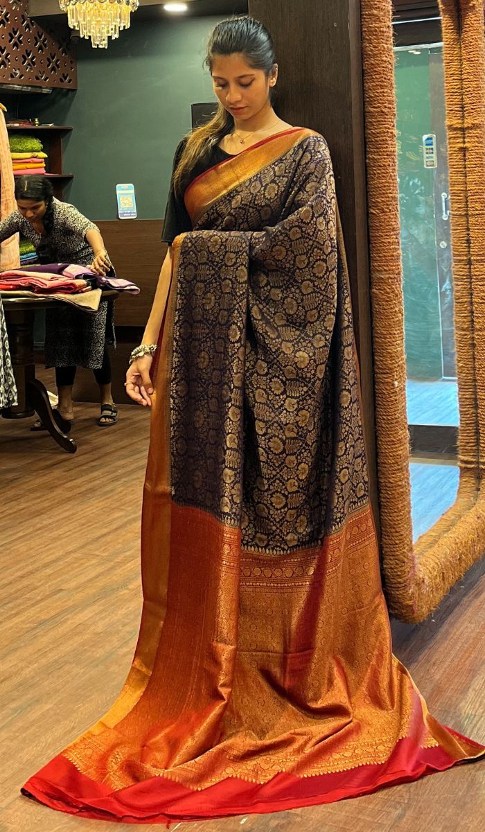 CREPE SILK SAREE 30102514