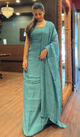 CHIKANKARI UNSTITCHED SALWAR 2111255