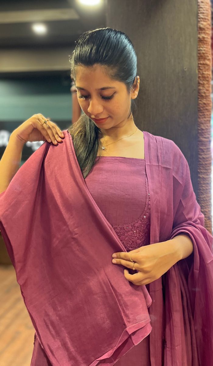 CHIKANKARI UNSTITCHED SALWAR 21112511