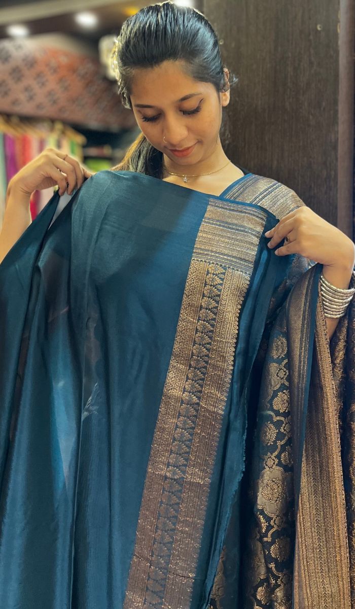 CREPE SILK SAREE 21112516