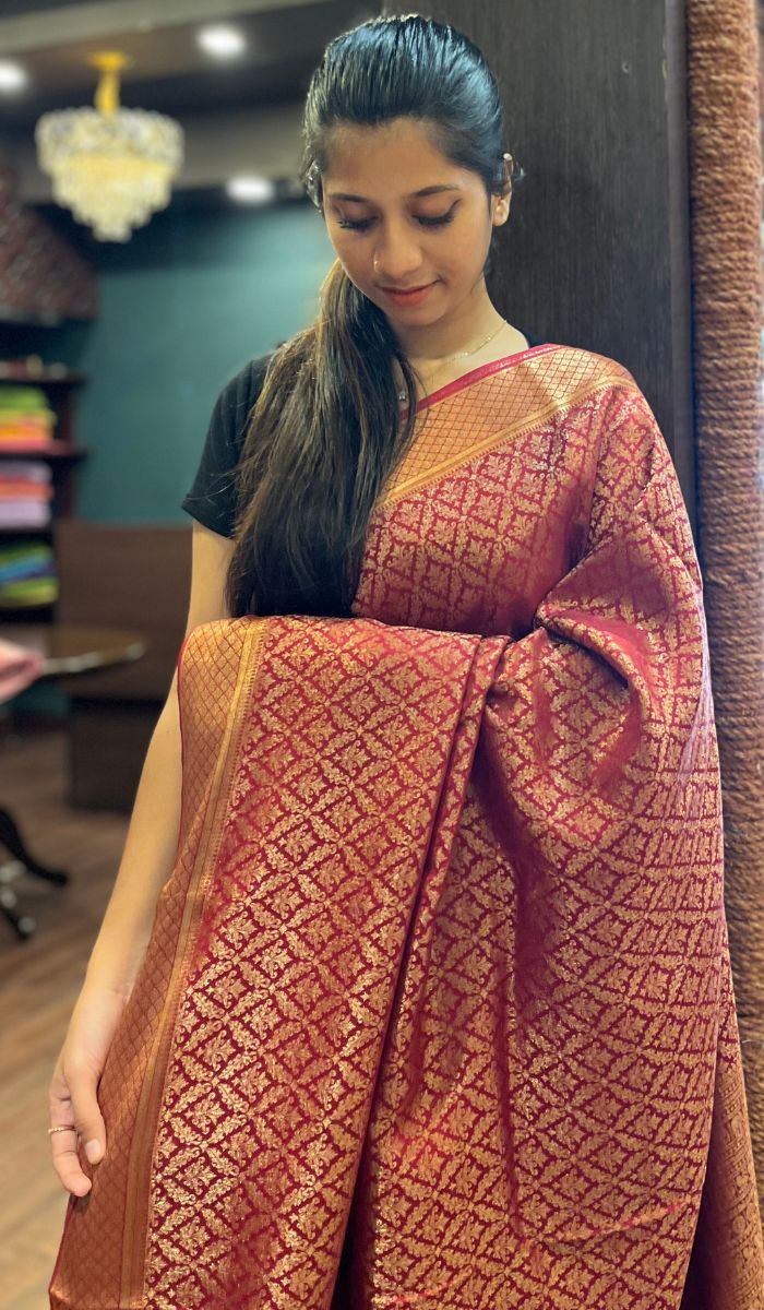 CREPE SILK SAREE 21112521