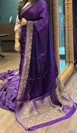 VISCOSE CREPE SAREE 2511251