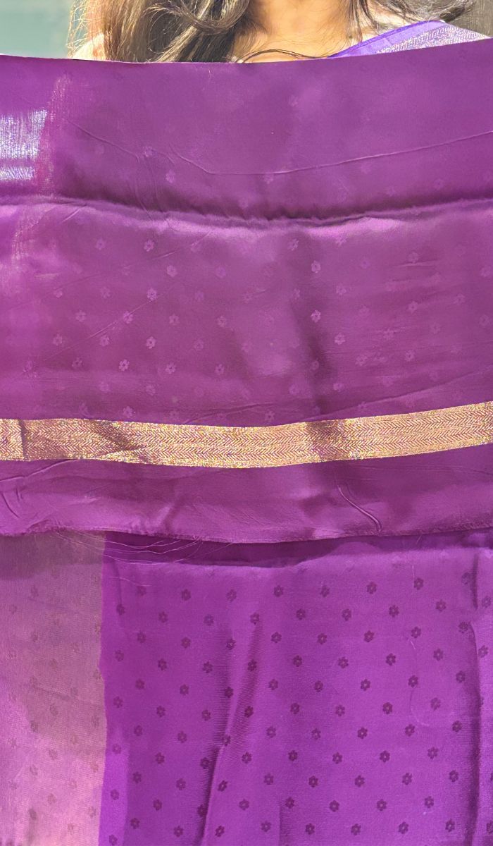 VISCOSE CREPE SAREE 2511251