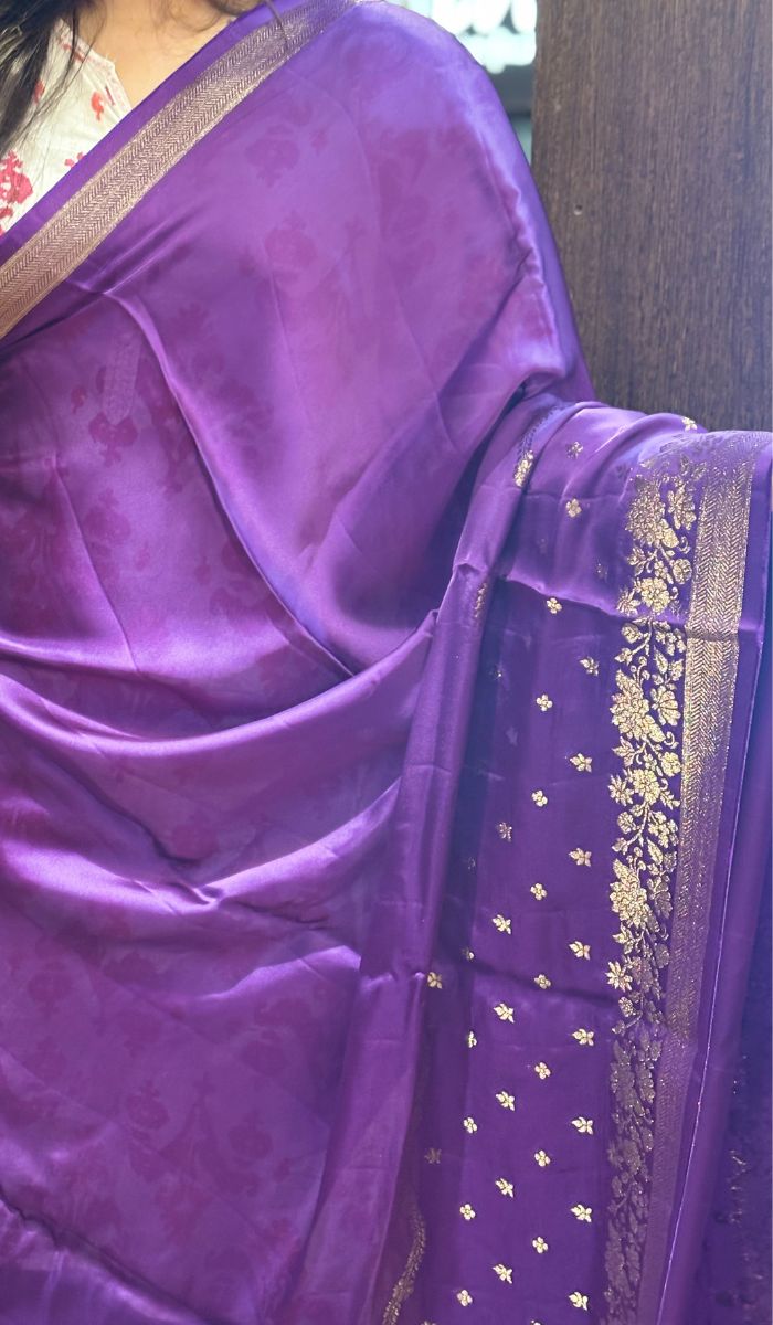 VISCOSE CREPE SAREE 2511251