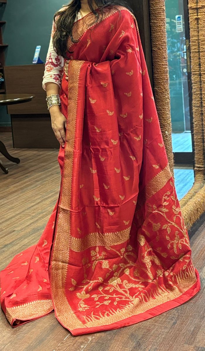 SEMI TUSSAR SAREE 2511253