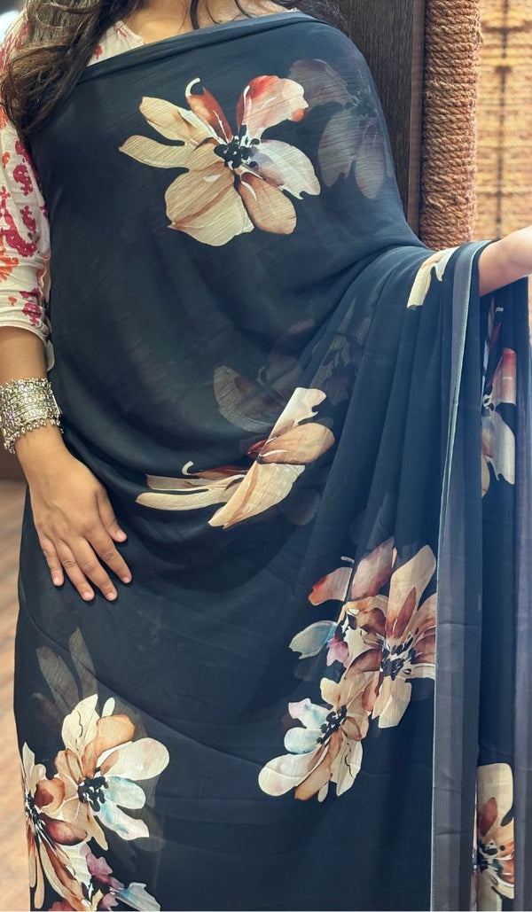 CHIFFON SAREE 25112511