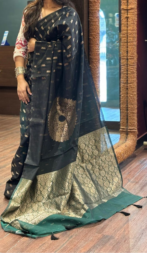 COTTON BANARASI SAREE 2511256