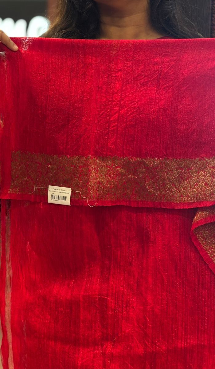 RAW SILK SAREE 04122516