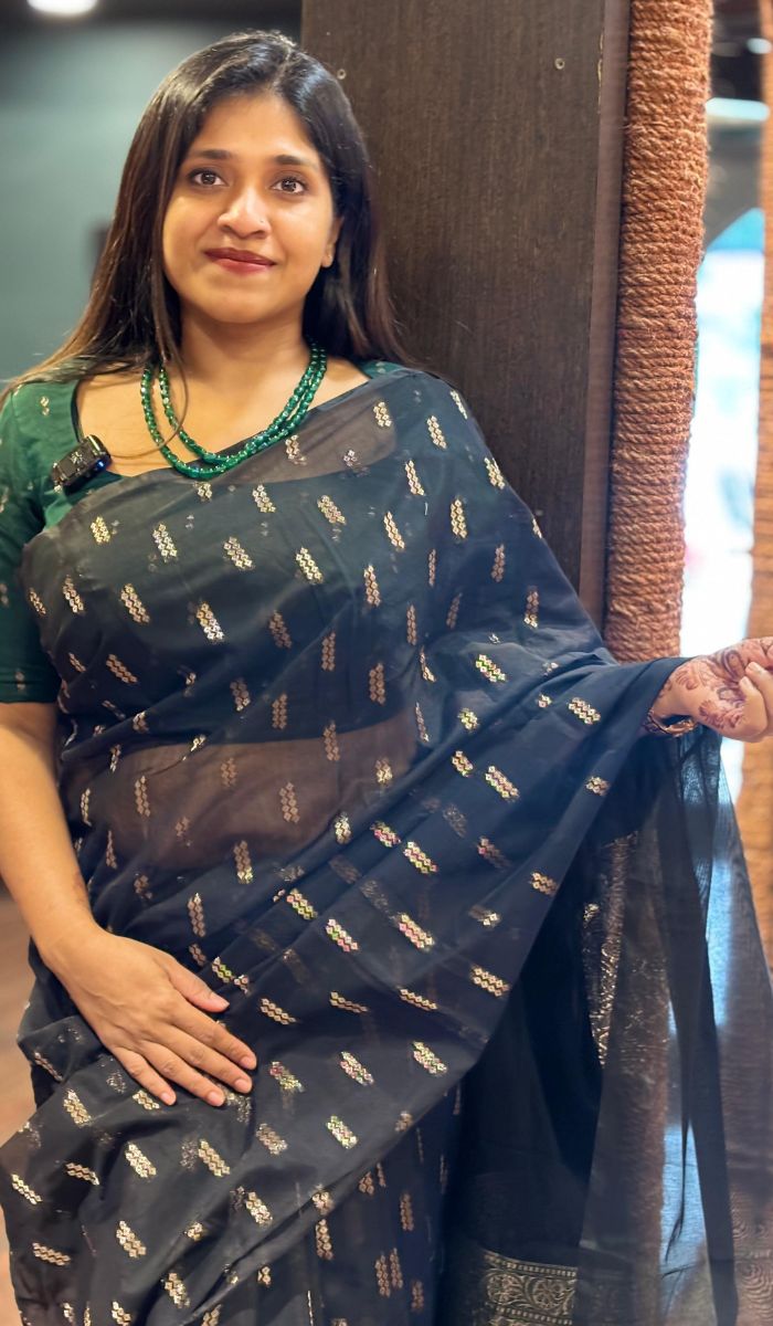 COTTON BANARASI SAREE 2511256