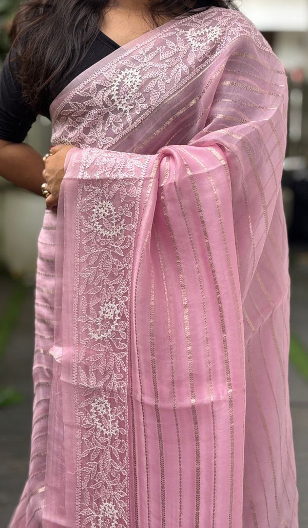 ORGANZA SAREE 0312259