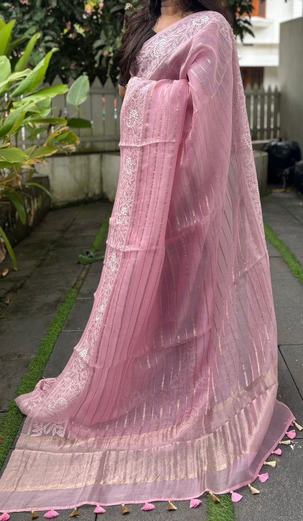 ORGANZA SAREE 0312259