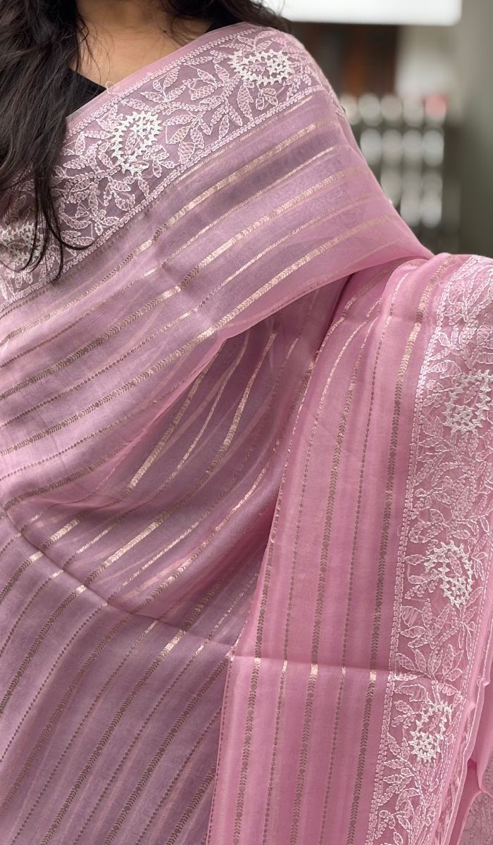 ORGANZA SAREE 0312259