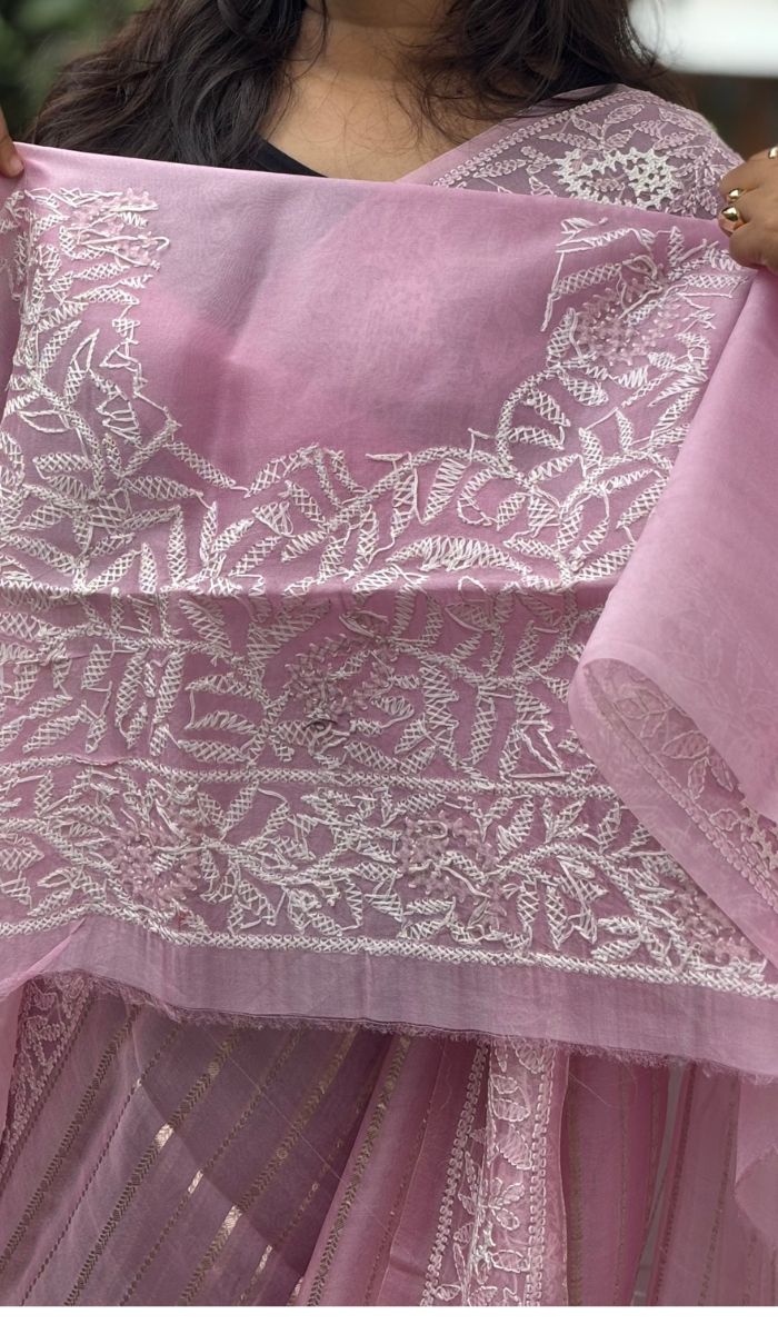 ORGANZA SAREE 0312259