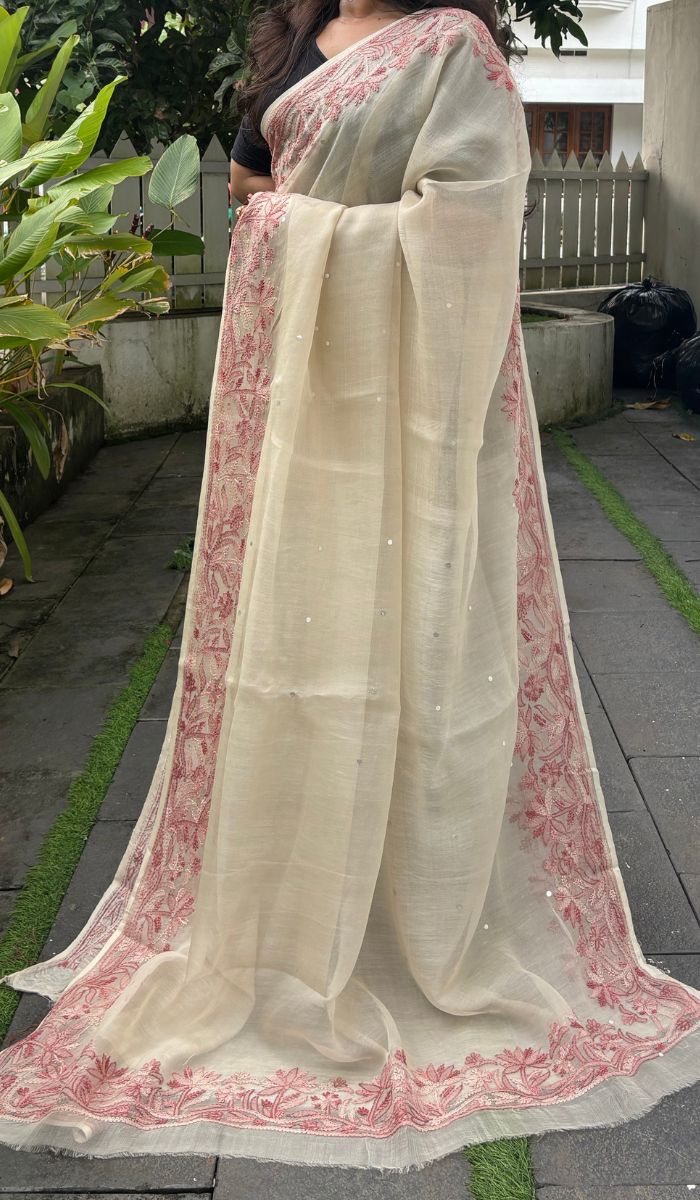 ORGANZA SAREE 0312256