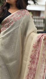 ORGANZA SAREE 0312256