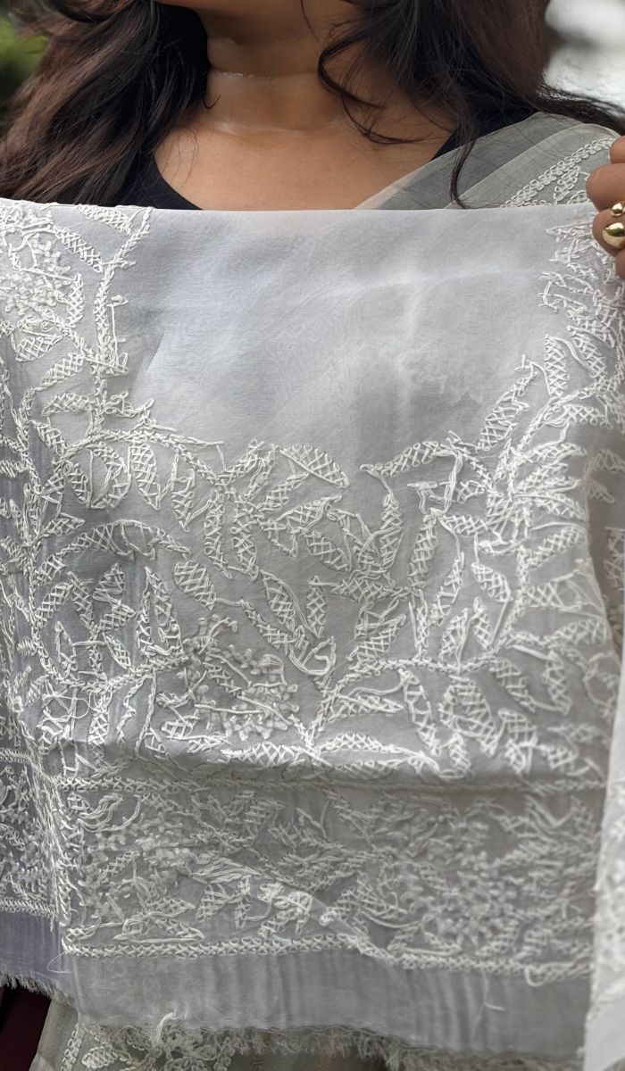 ORGANZA SAREE 0312258