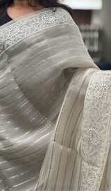 ORGANZA SAREE 0312258